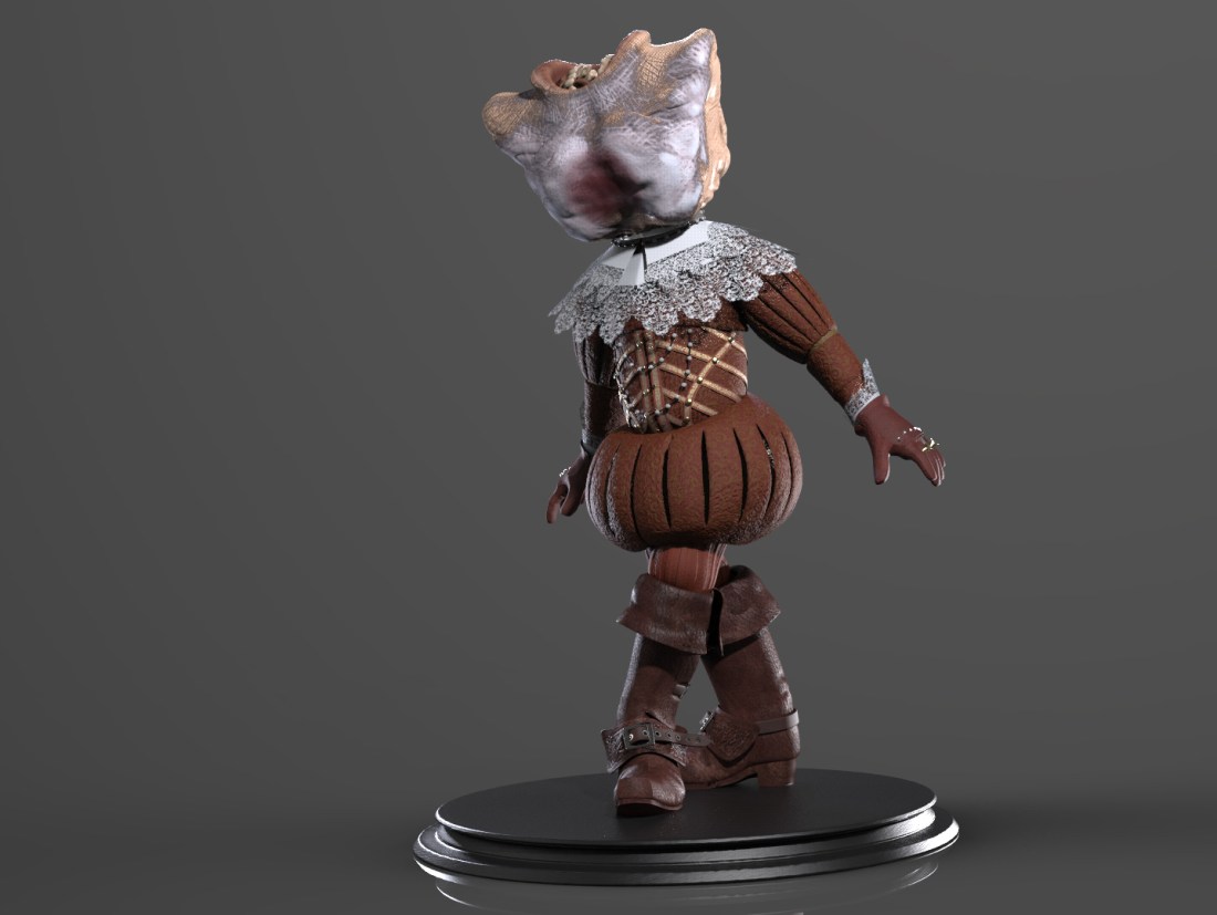 Mouthman - Textured - posed